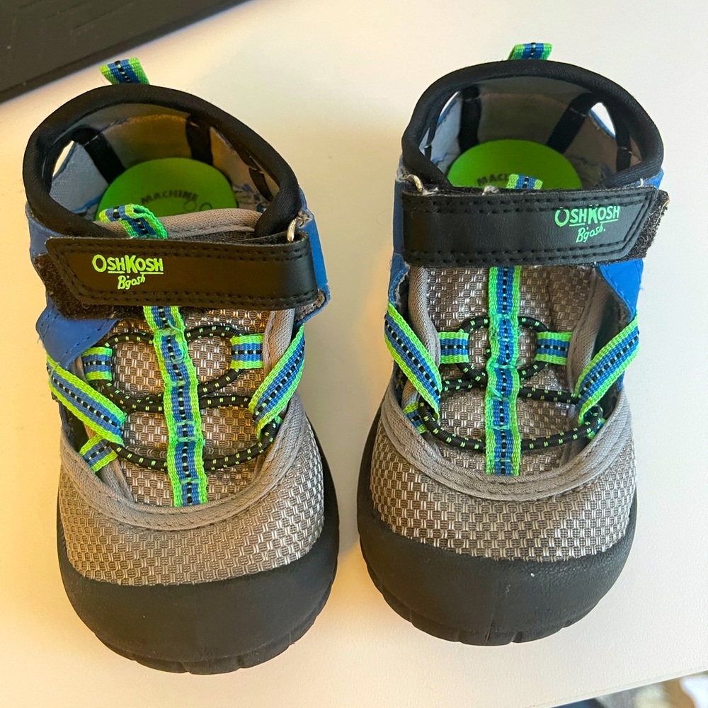TWO PAIRS OF “LIKE NEW” BOY SHOES size 6 (toddler)